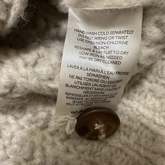 Anthropologie Beige and Yellow Knit Cardigan - Picture 9 of 10